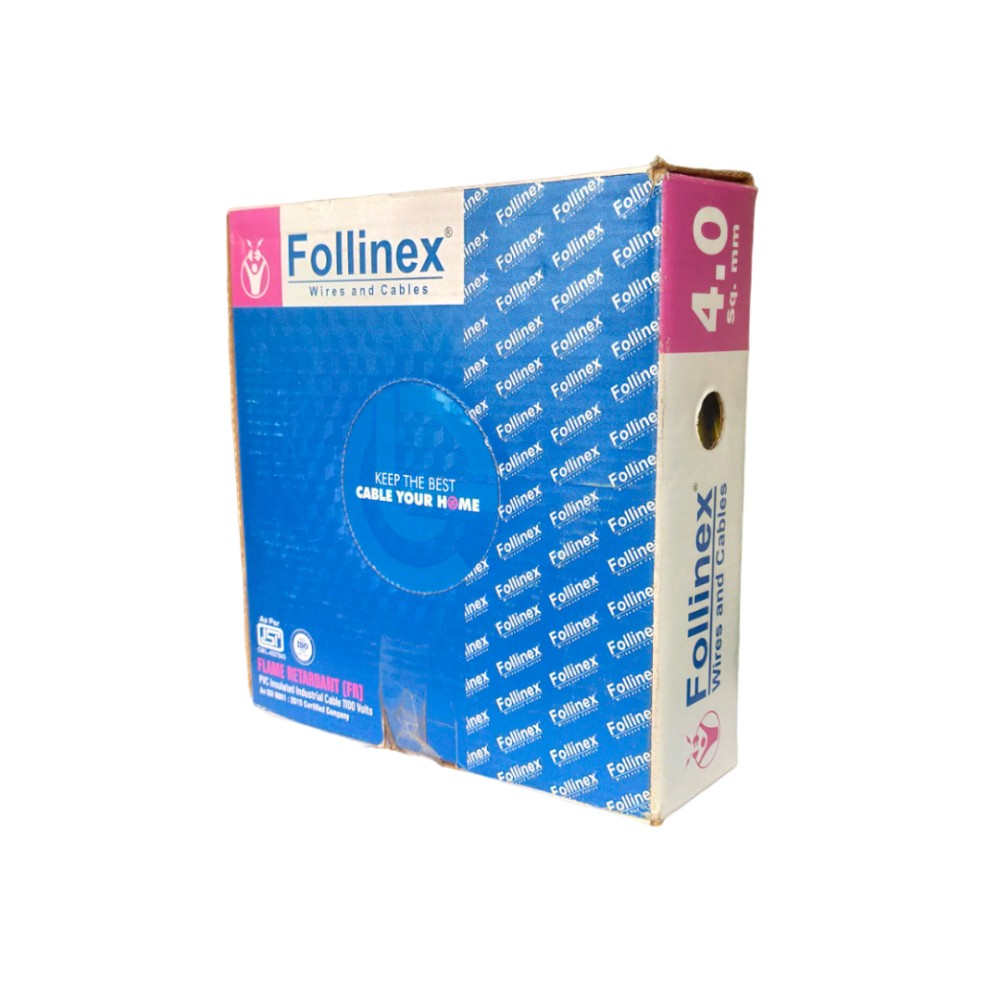 Follinex Multistrand Housing Wire 4.00Sqmm, 90 Meter