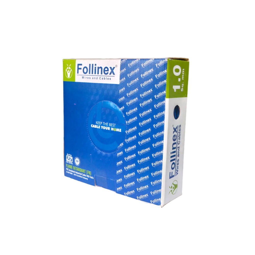 Follinex Multistrand Housing Wire 1.00Sqmm, 90 Meter