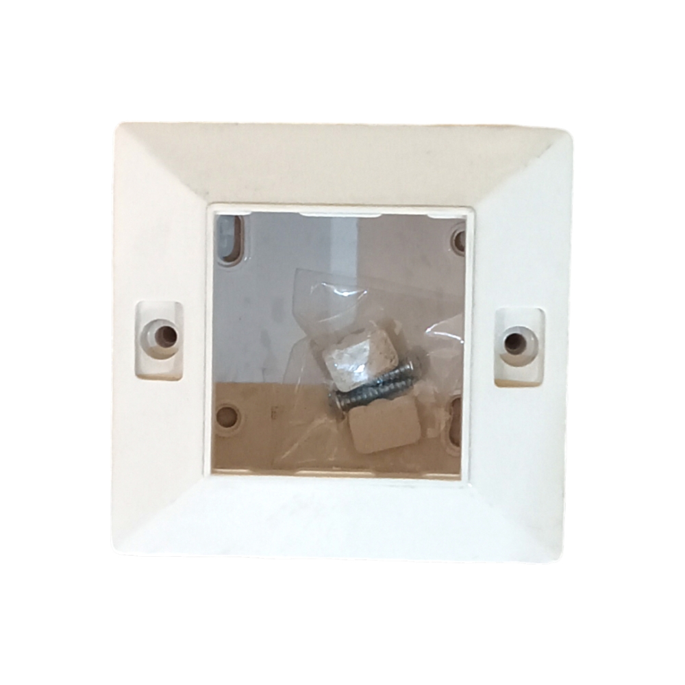 Jamsons 2 Modular Surface Box With Plate White, 20pcs Box