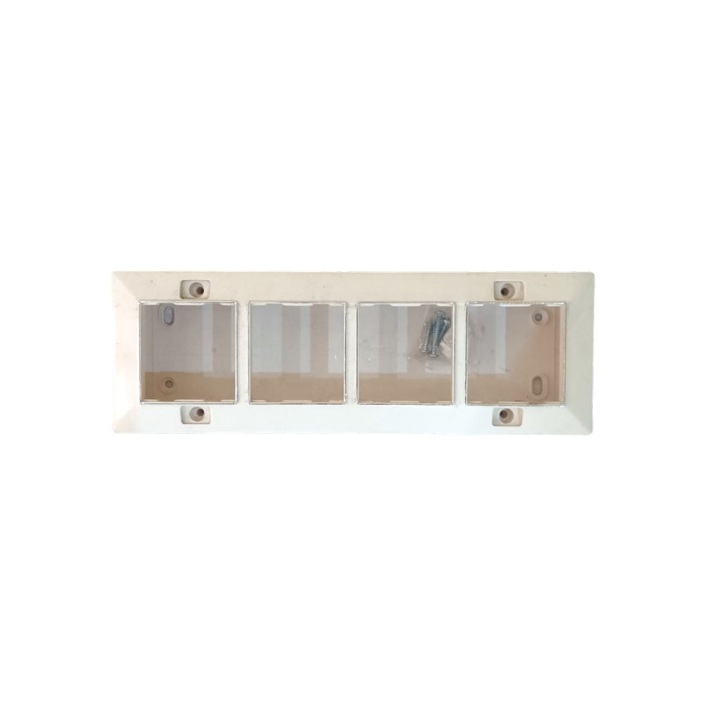 Jamsons 8 Modular Hz Surface Box With Plate Silver, 10pcs Box