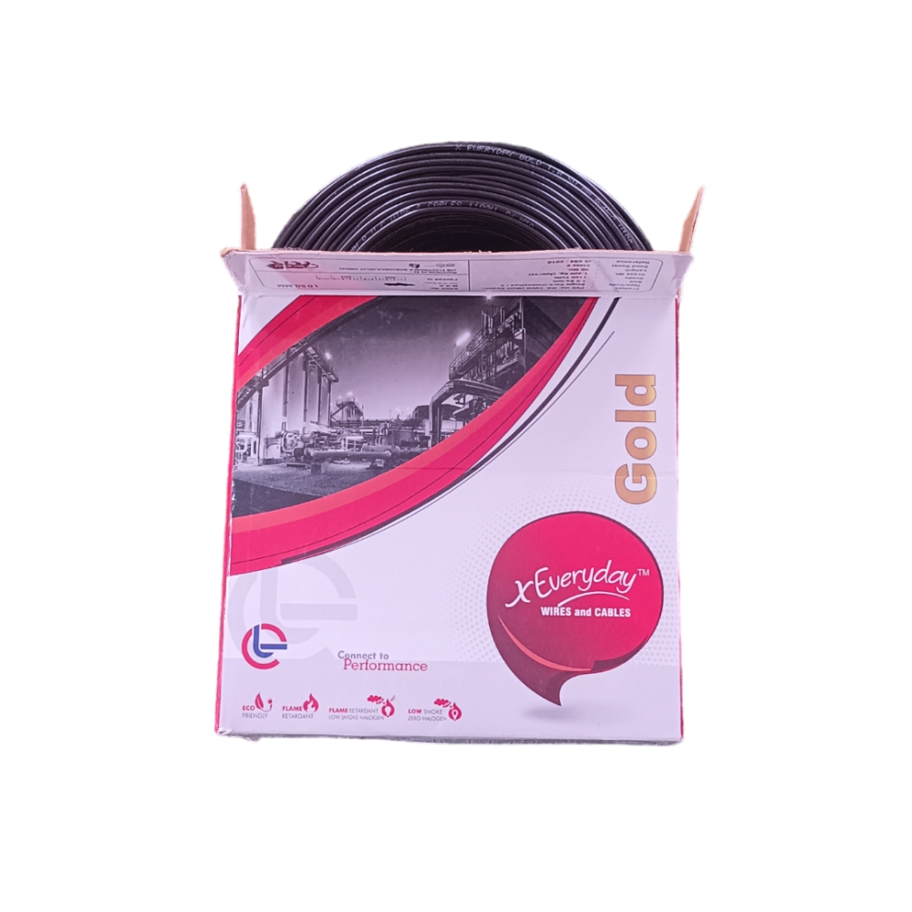 Xeveryday Gold Multistrand Housing Wire 1.00Sqmm, 90 Meter