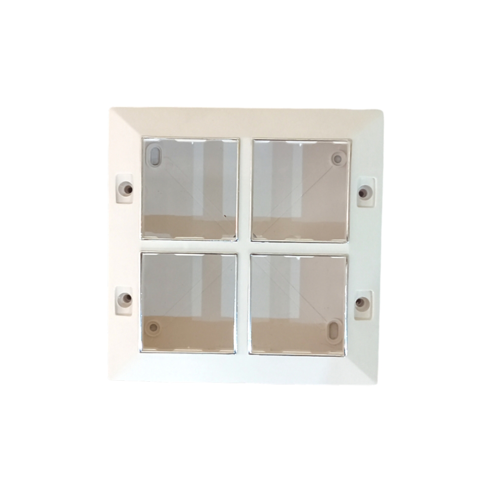 Jamsons 8 Modular V Surface Box With Plate Silver, 10pcs Box