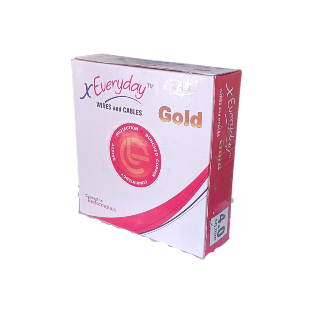 Xeveryday Gold Chotu Multistrand Housing Wire 4.00Sqmm, 45 Meter